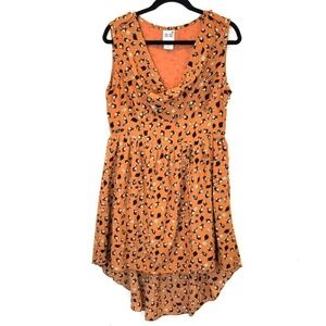 Nu Size M/L Bird Novelty Print High Low Dress